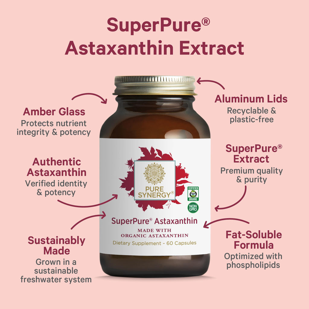 PURE SYNERGY SuperPure Astaxanthin Extract - 60 Capsules - image 3