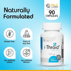 RLC Labs i-Throid 12.5 mg Thyroid Support - 90 Vegetarian Capsules - image 2