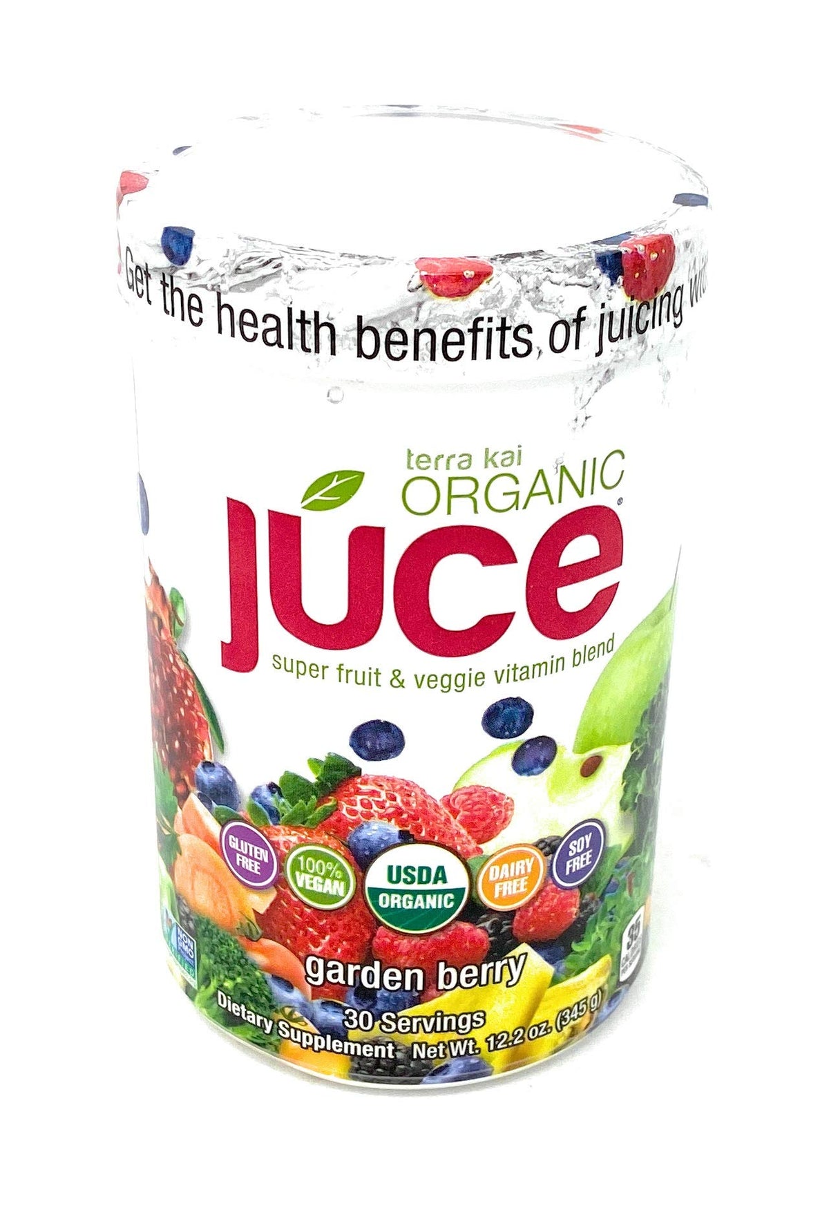 Terra Kai Organics Juce Super Fruit and Veggie Blend Powder - 12.2 oz