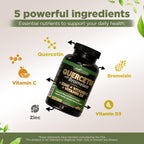 Gade Nutrition Quercetin with Vitamin C and Zinc - Quercetin 500mg