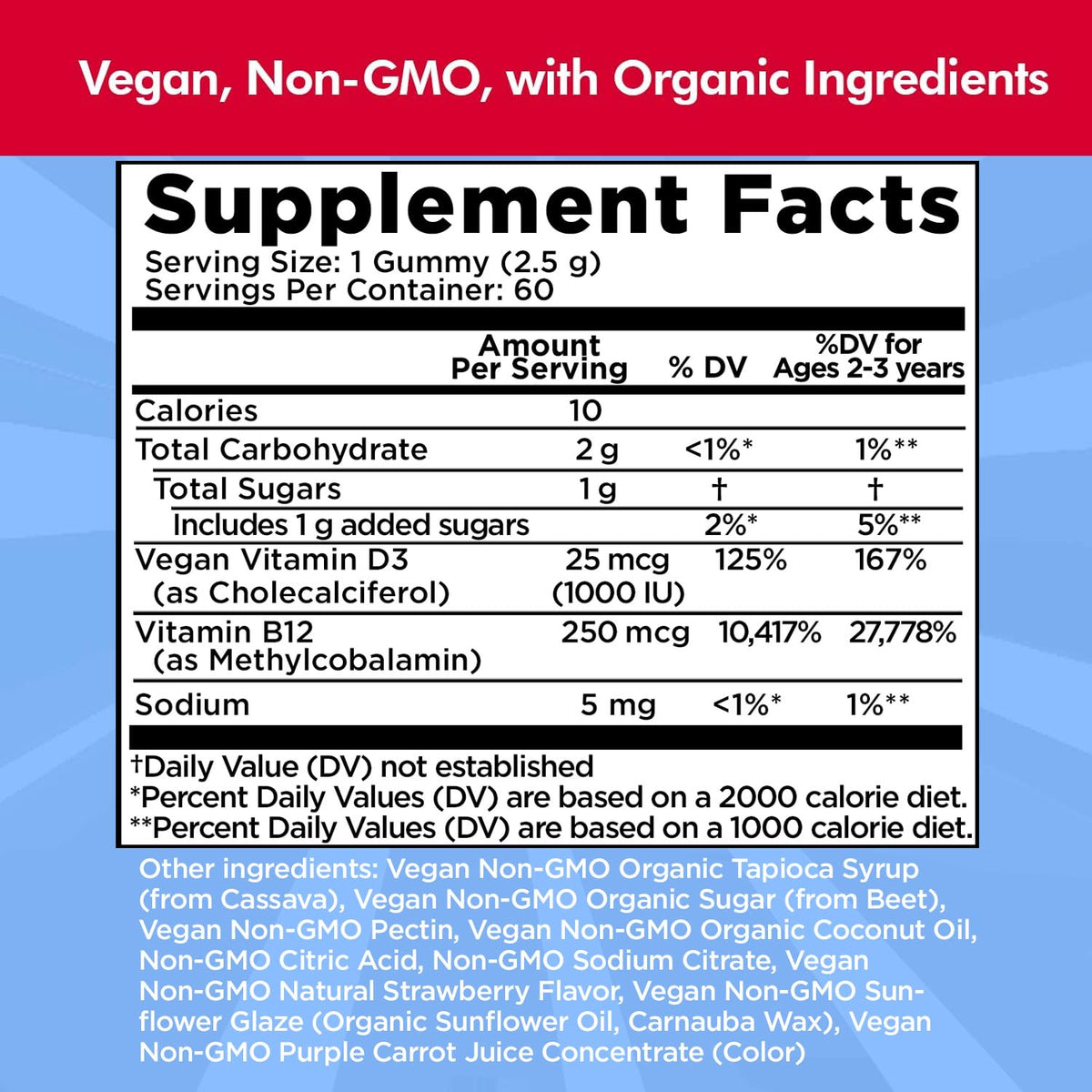 Doctor Danielle Vitamin D3 & B12 Gummies - 60 Gummies - image 4