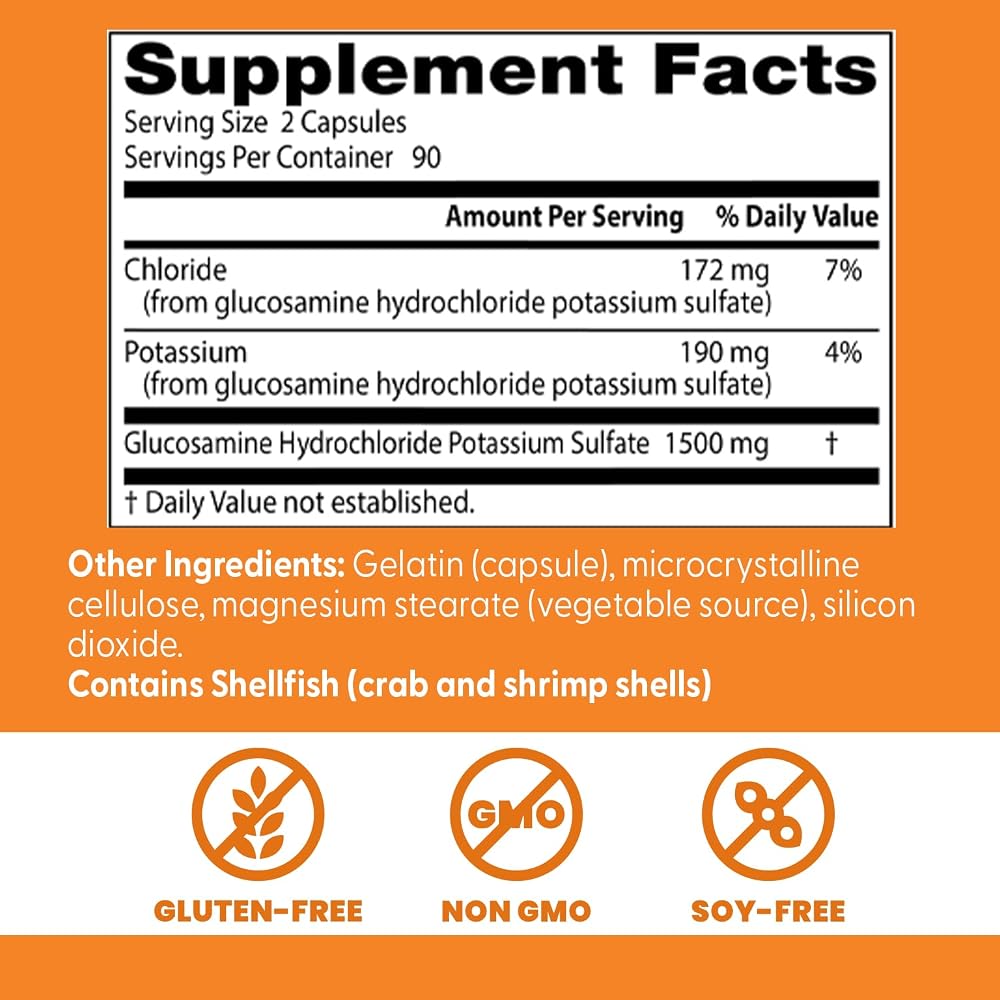 Doctor's BEST Glucosamine Supplement Joint Support - 180 Capsules - image 3