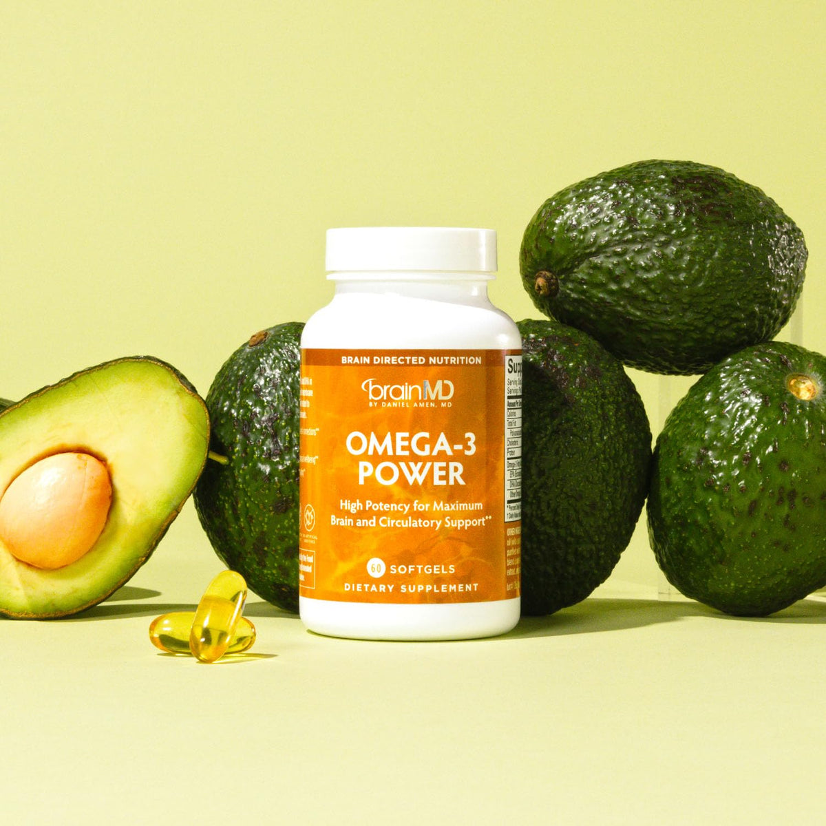 BrainMD Dr Amen Omega-3 Power Joint & Immune Support - 60 Softgels - image 3