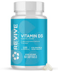 Revive MD Vitamin D3 5000 IU Immune Support - 60 Softgels