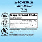 ALFA VITAMINS Magnesium Plus Melatonin 10 mg Sleep Support - 60 Capsules - image 4