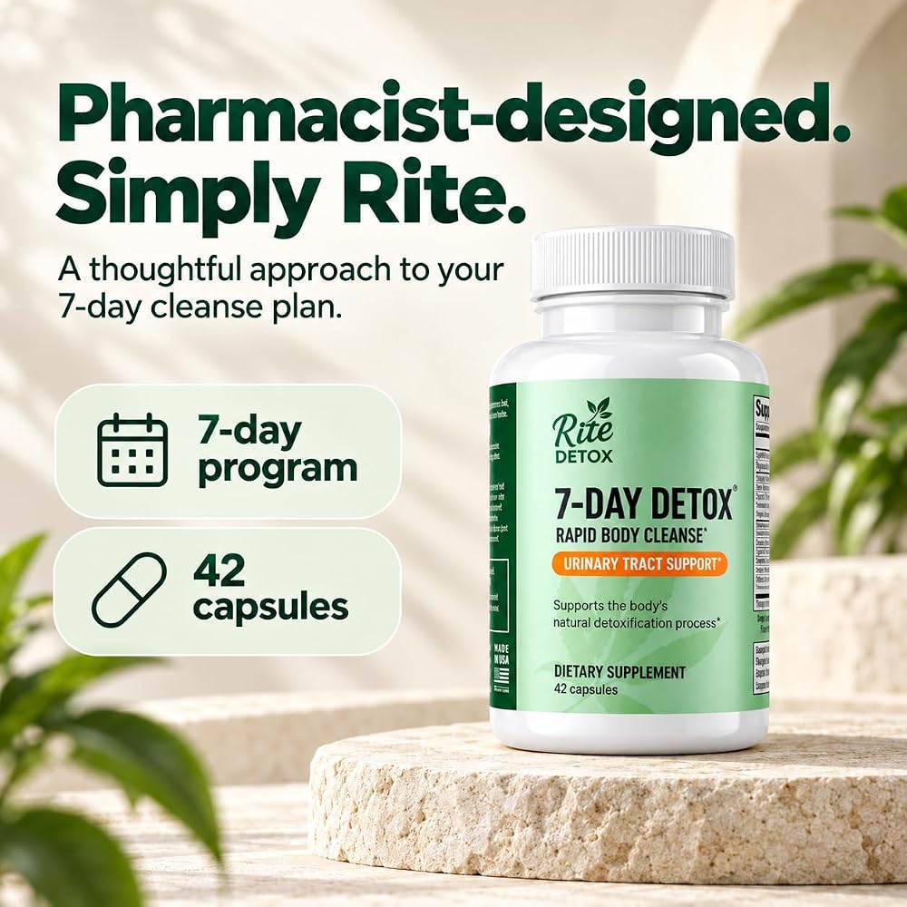 RiteDetox 7-Day Detox and Cleanse for Heavy Users - 42 Capsules - image 4