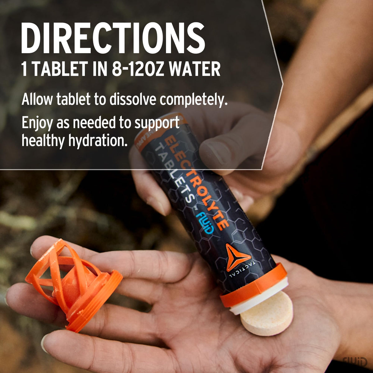 Fluid Tactical - 40 Count Effervescent Electrolyte Tablets