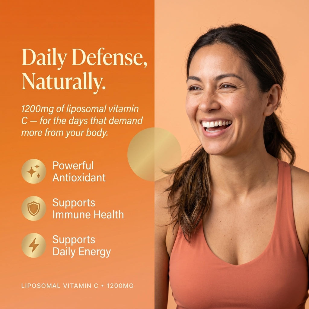 Sundhed Natural Pure Liposomal Vitamin C - 1200mg Immune System