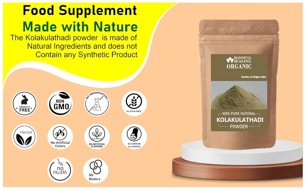 Blessfull Healing Organic Kolakulathadi Powder - 300g - image 4