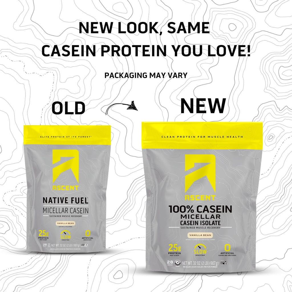 Ascent Ascent Casein Protein Powder - 25g Micellar Casein Powder