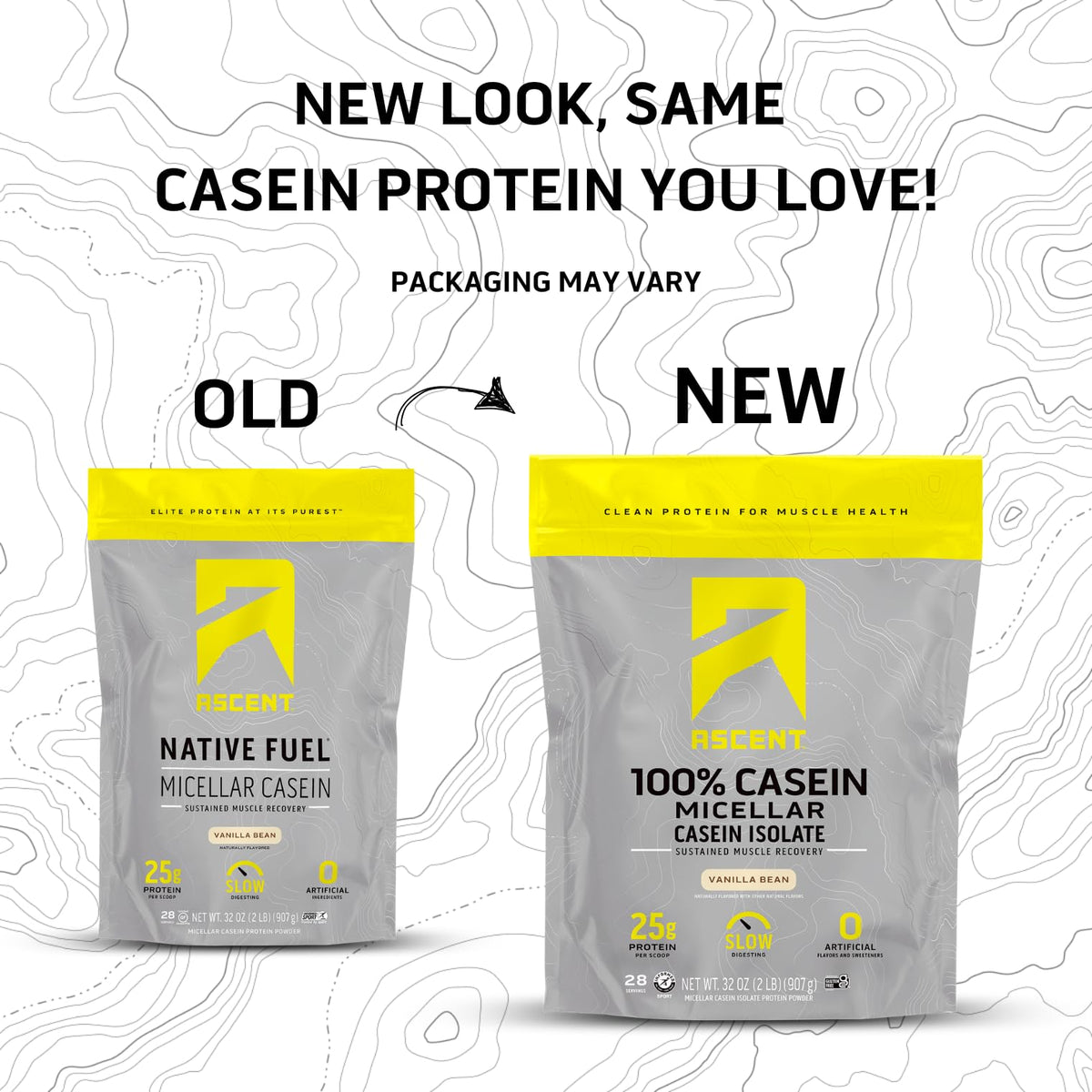 Ascent Ascent Casein Protein Powder - 25g Micellar Casein Powder