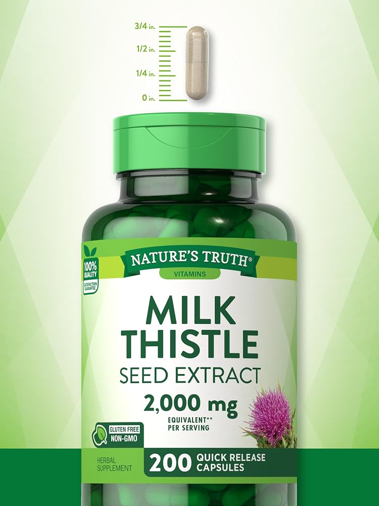 Nature's Truth Milk Thistle Supplement - 200 Capsules - image 4