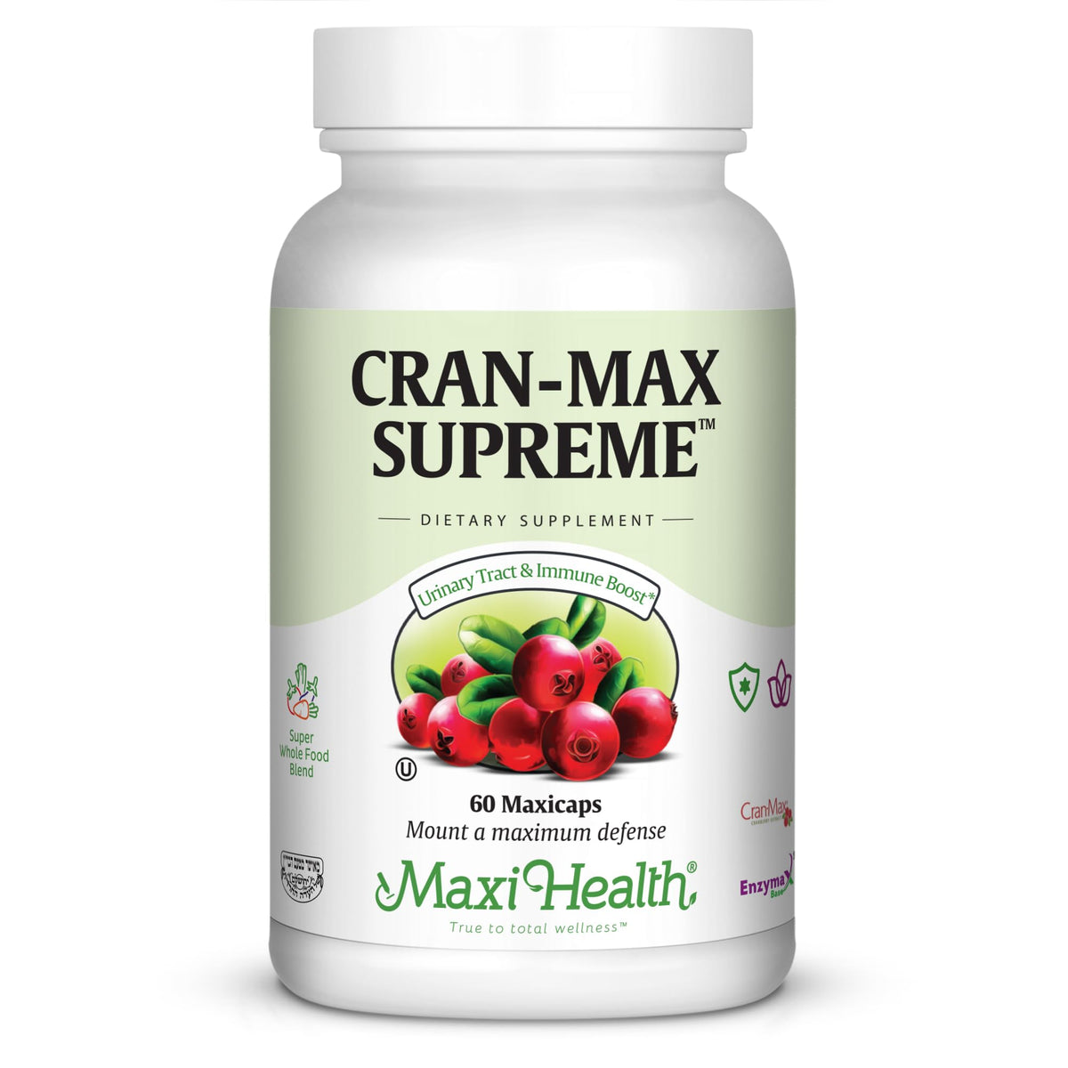 Maxi Health CranMax Supreme Urinary Tract and Immune Boost Capsules