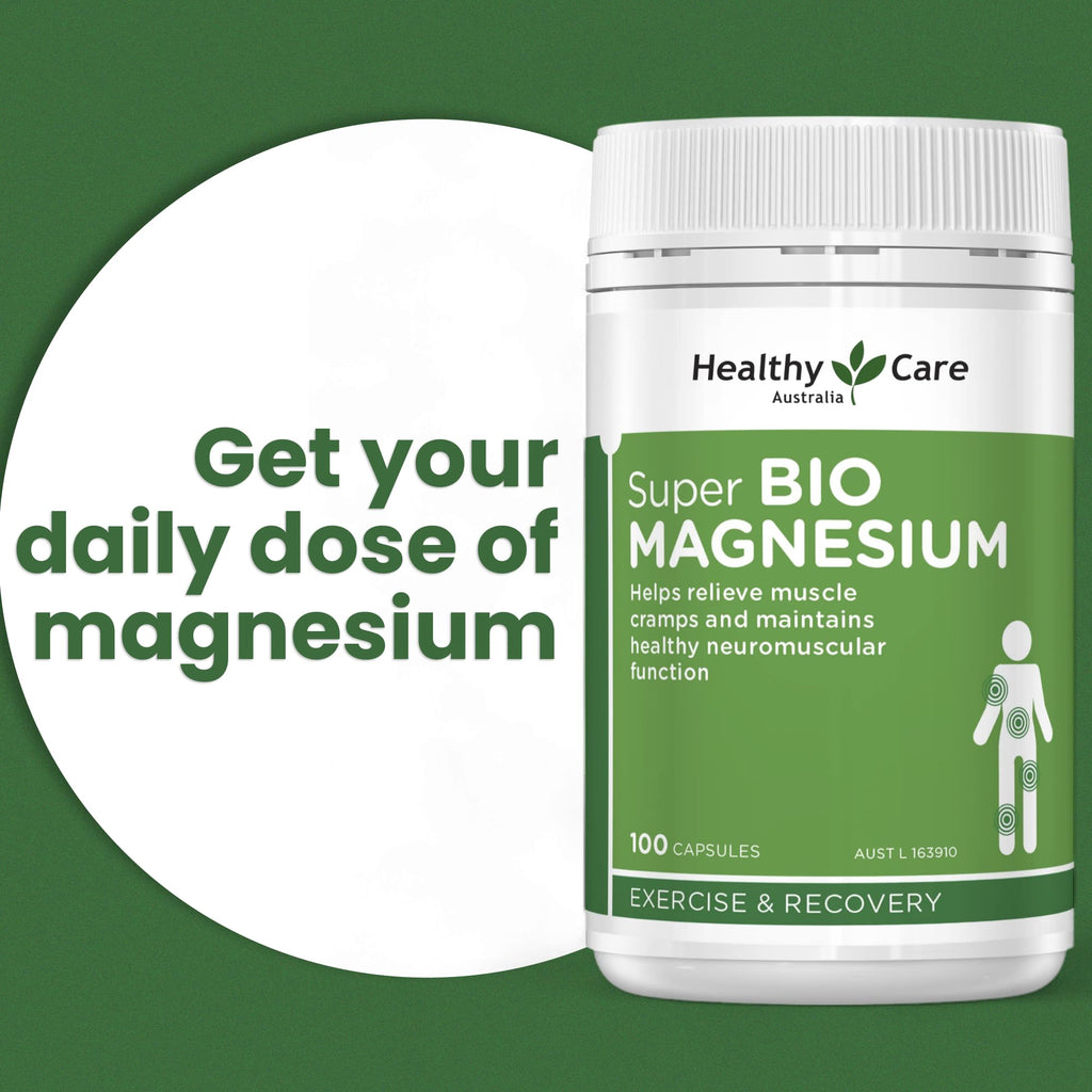 Healthy Care Super Bio Magnesium - 100 Capsules - image 2