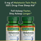 Nature's Bounty softgels melatonin 5mg Sleep Health Bottle Drug Free