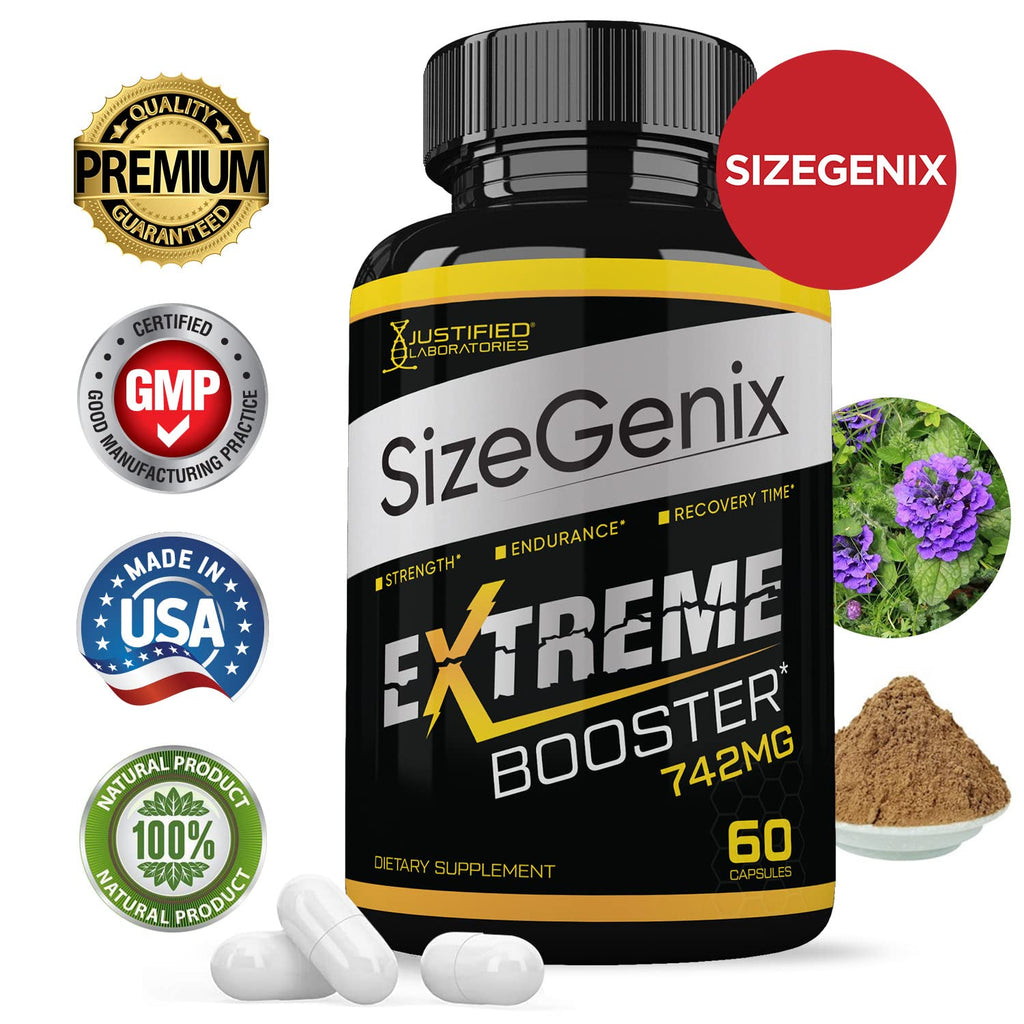 Justified Laboratories Sizegenix Advanced Formula - 60 Capsules - image 2