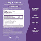 Natrol Sleep & Restore Magnesium with 5mg Melatonin - 60 Capsules - image 6