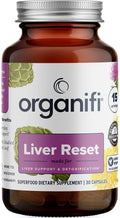Organifi Liver Reset Capsules for Liver Support - 30 Capsules