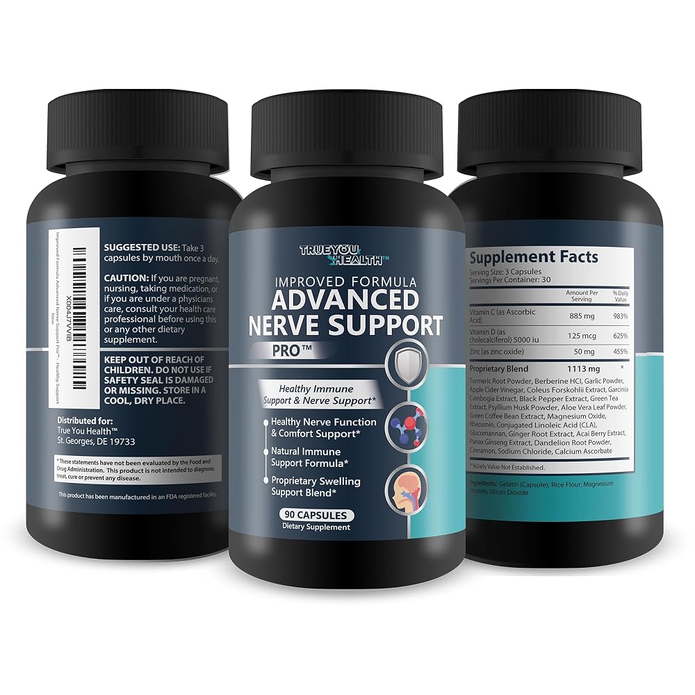 True You Health Advanced Nerve Support Pro - 90 Capsules - image 4