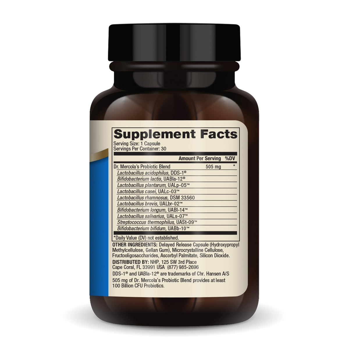 Dr. Mercola Complete Probiotics 100 Billion CFU - 30 Capsules - image 2