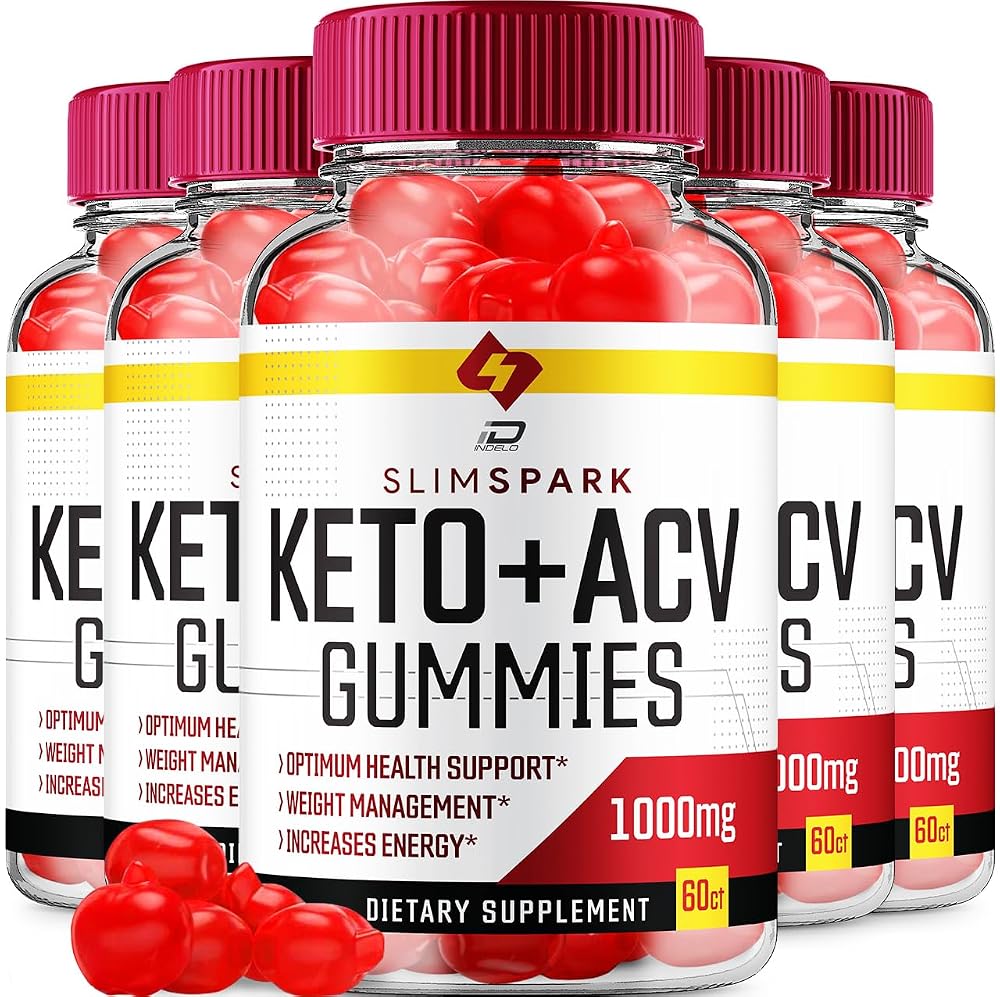 Indelo Slim Spark ACV Gummies with Vitamin B12 - 300 Gummies