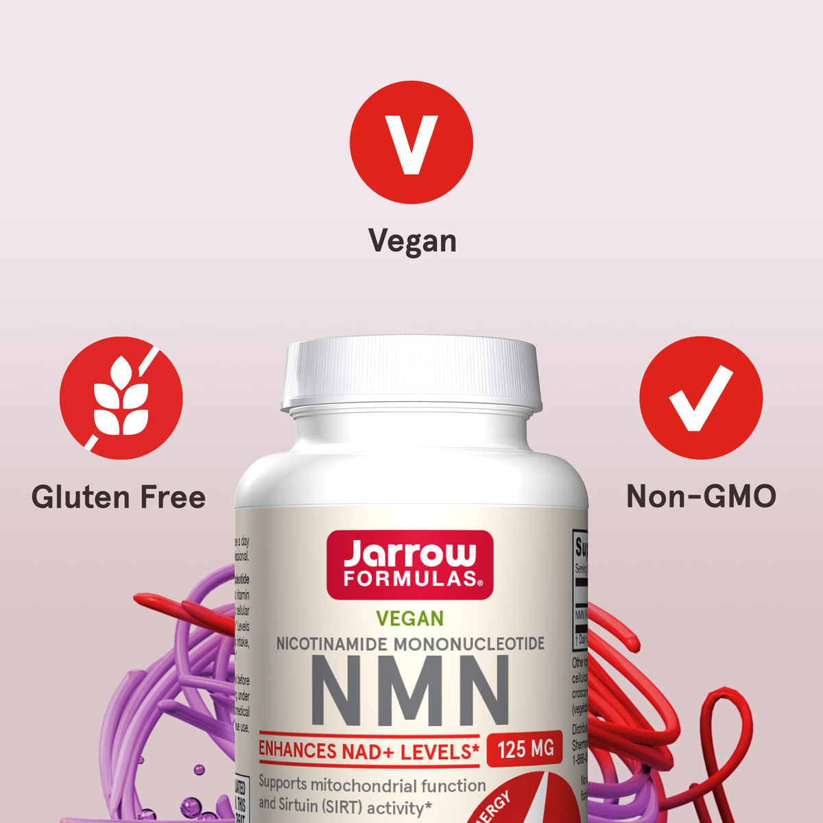 Jarrow Formulas Vegan NMN 125 mg - 60 Tablets - image 4