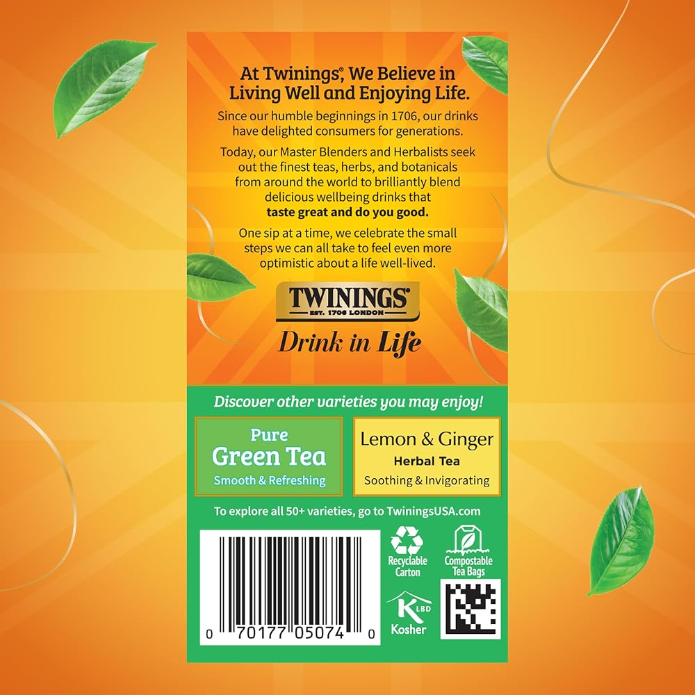 Twinings Green Tea with Jasmine - 20 Teabags - image 5