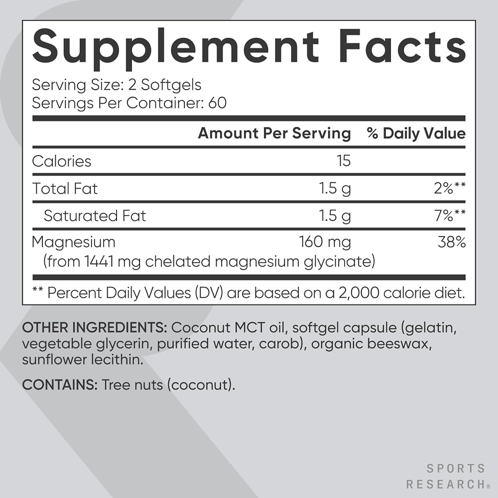 Sports Research® Magnesium Glycinate