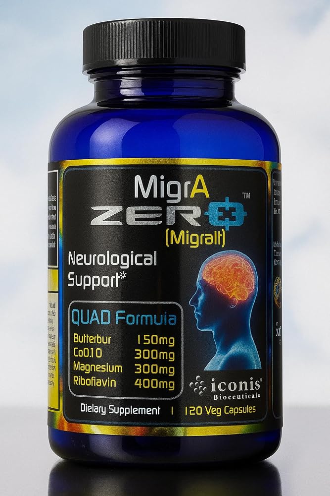 Iconis Bioceuticals MigrA Zero Migraine Relief - 120 Capsules