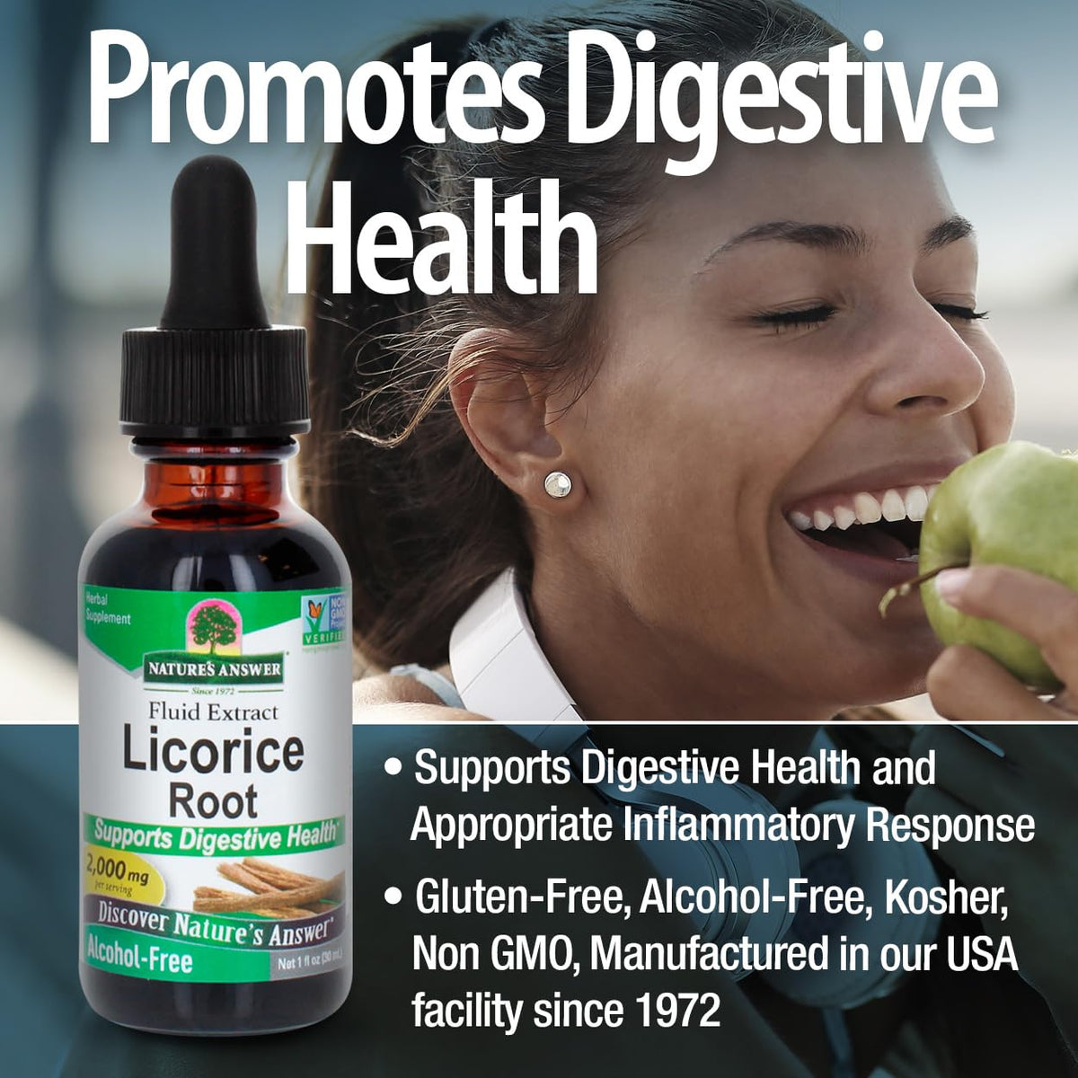 Nature's Answer Licorice Root Herbal Supplement - 2 Fl Oz - image 4