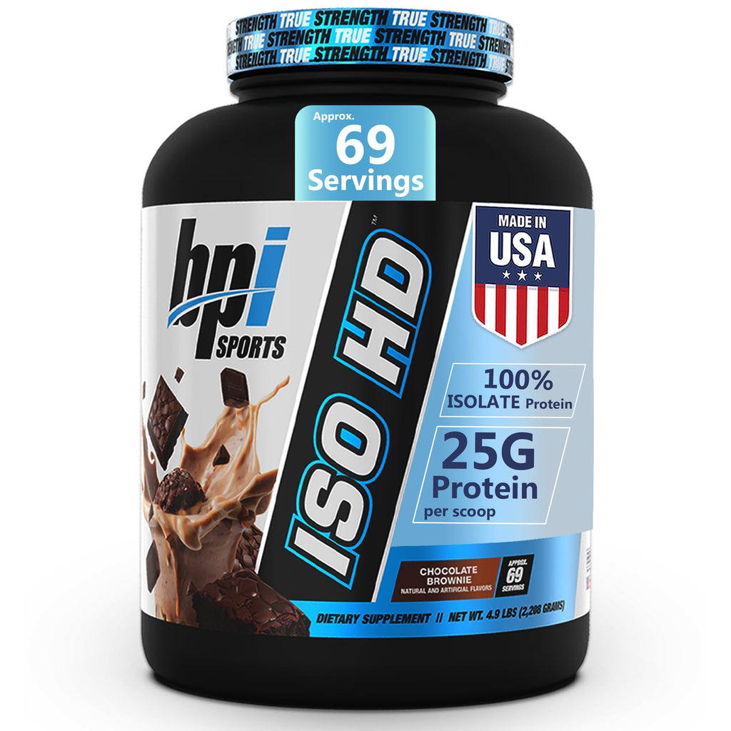 BPI Sports ISO HD Isolate Protein Powder - 5.4 Pounds