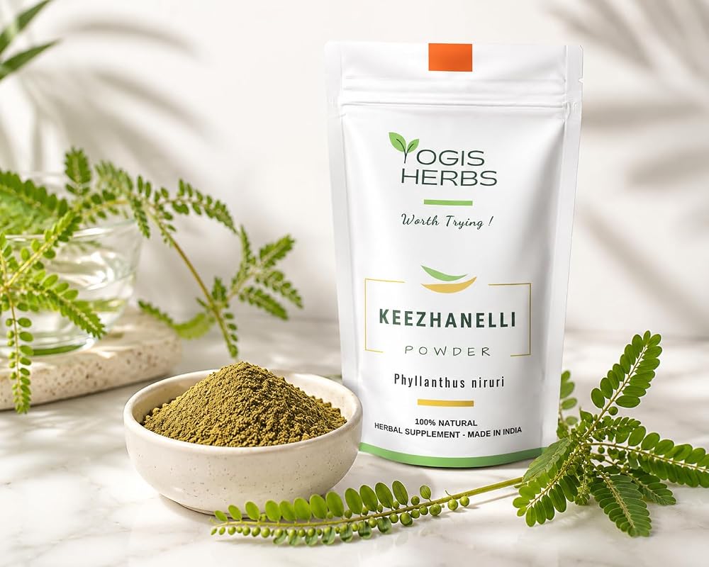 YOGIS HERBS Keezhanelli Powder (Phyllanthus Niruri)