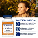 The Vitamin Shoppe Cranberry with D-Mannose Vegetarian Capsules - 60 Capsules - image 6