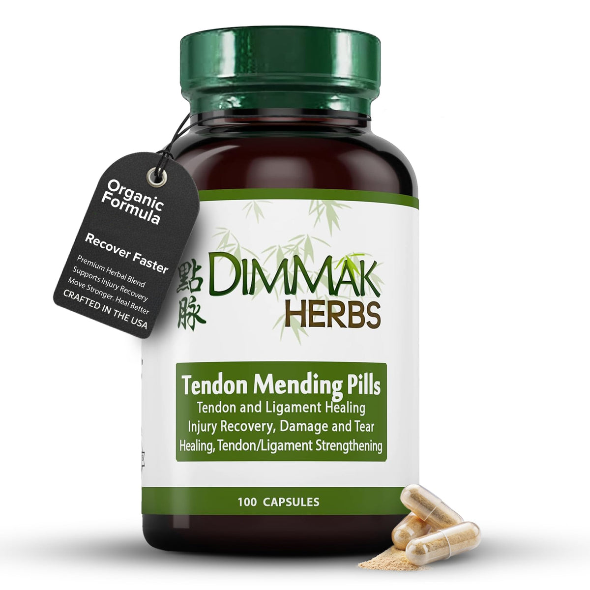 Dimmak Herbs Tendon Mending Pills Capsules - 100 Count