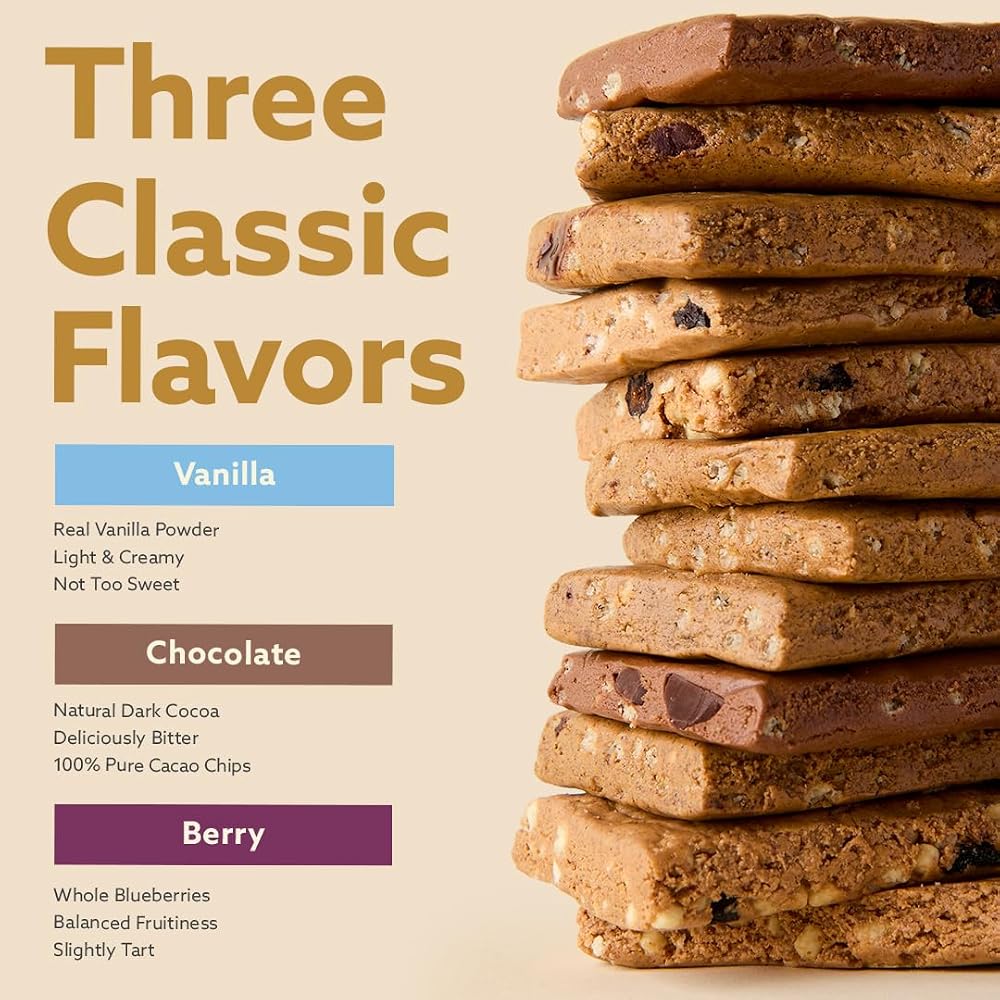 Jacob Protein Bar Variety Pack 20g Grass-Fed - 9 Bars - image 3
