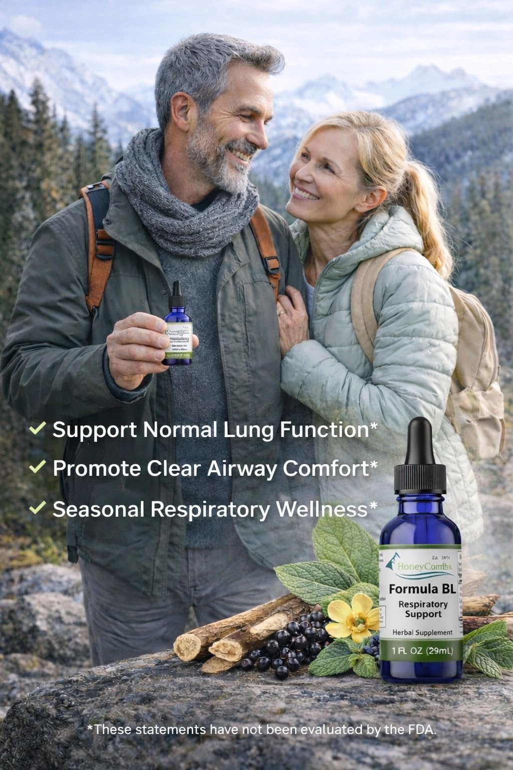 HoneyCombs Mullein Leaf Respiratory Support Drops - 1oz - image 8