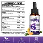 Franguly Liposomal Vitamin B Complex Liquid Sublingual B Complex