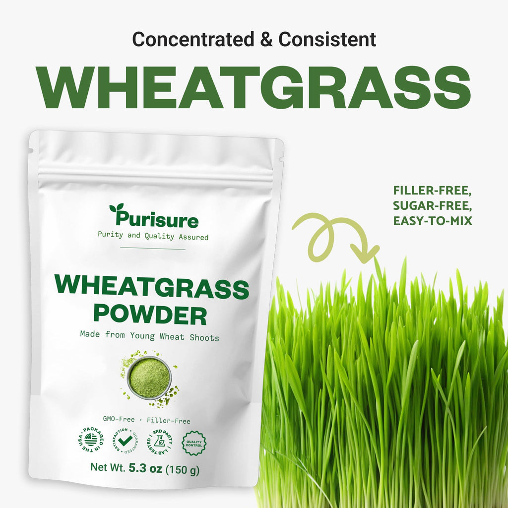Purisure Wheatgrass Powder for Immunity Support - 150g - image 5