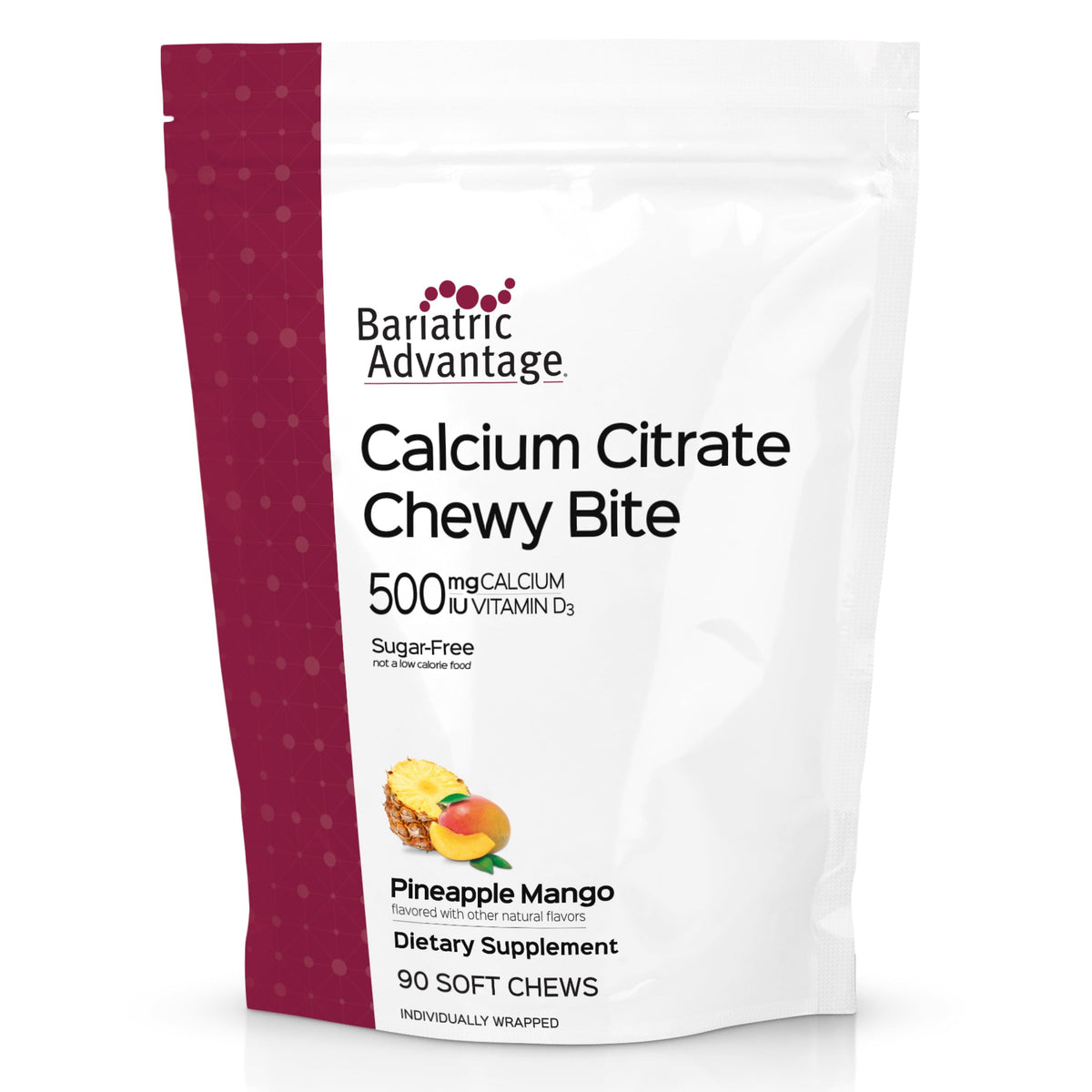 Bariatric Advantage Calcium Citrate Chewy Bites 500 mg - Highly
