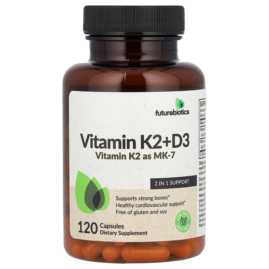 Futurebiotics Vitamin K2 + D3 - 120 Capsules