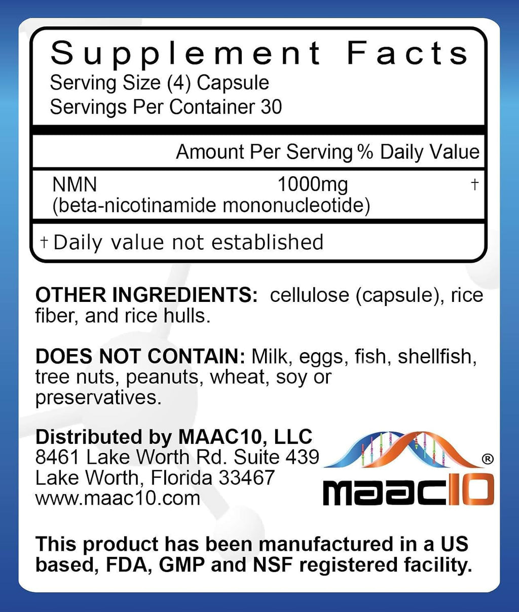 MAAC10 NMN Supplement