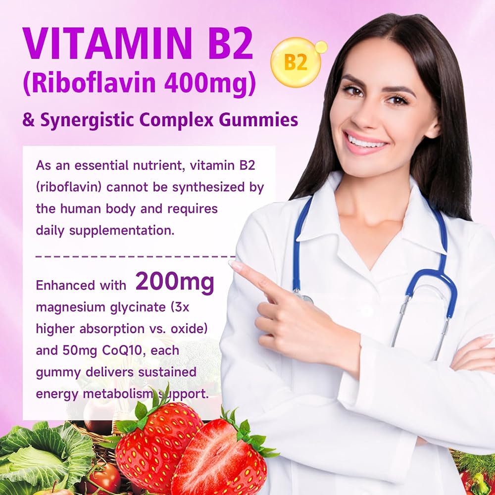 Saajoor Vitamin B2 Gummies
