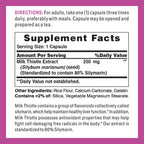 Vitamin World Milk Thistle Standardized Extract 250mg - 100 Capsules - image 2