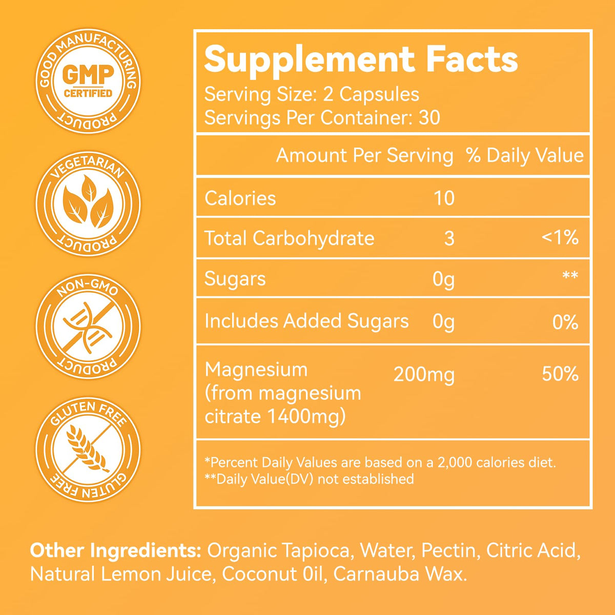 Agumoon Magnesium Citrate Gummies 1400mg - 60 Count - image 3
