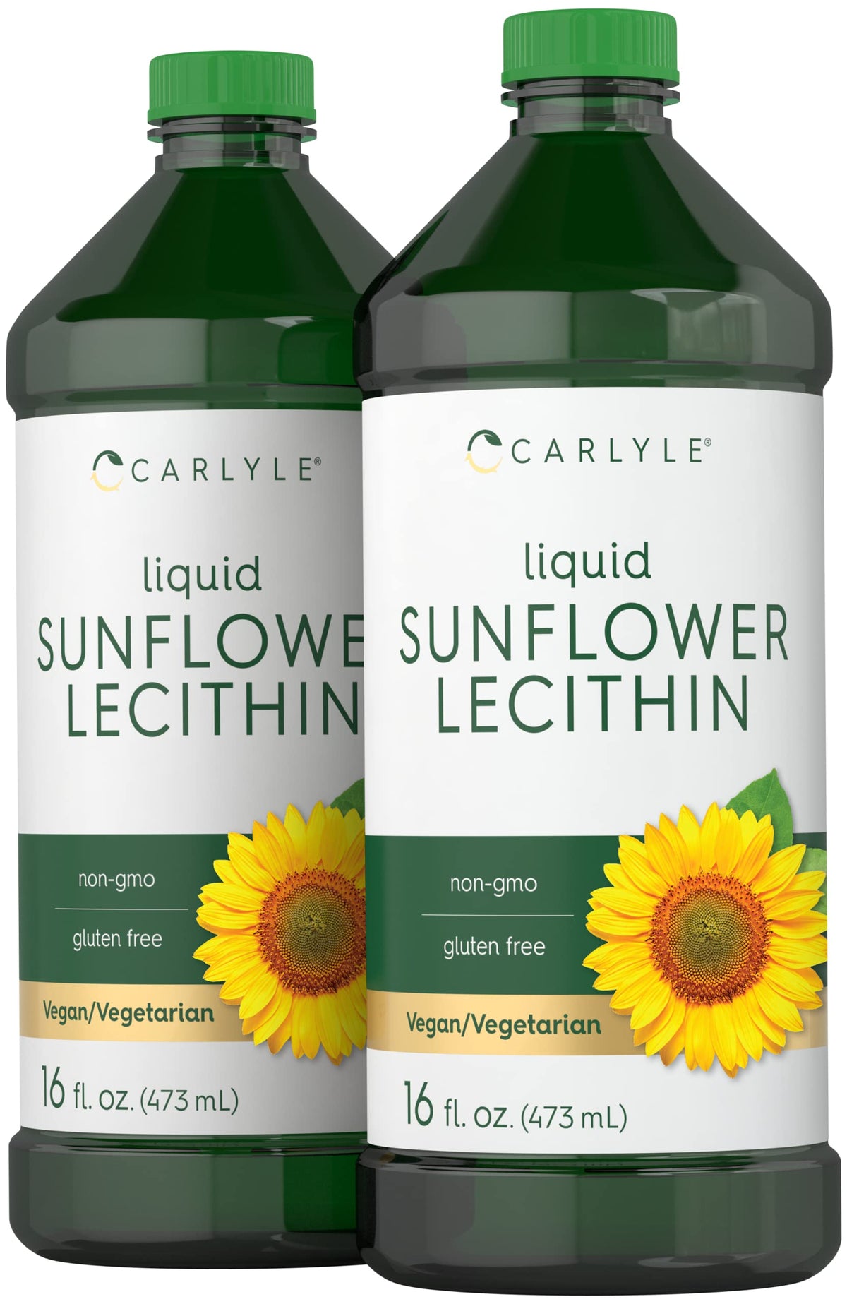 Carlyle Sunflower Lecithin Liquid - 16 fl oz (Pack of 2)