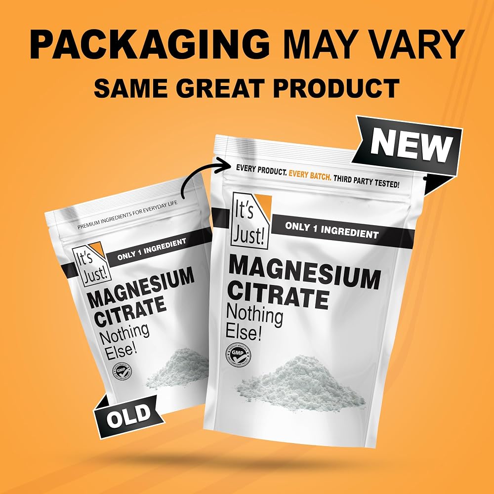 It's Just! Magnesium Citrate Powder - 129 Servings - image 7