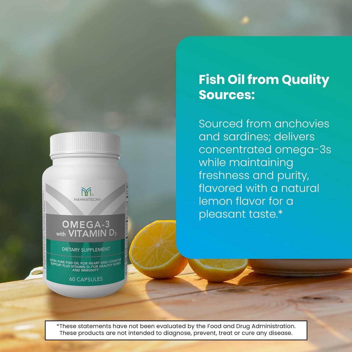 Mannatech Omega-3 with Vitamin D3 - 60 Softgels - image 6
