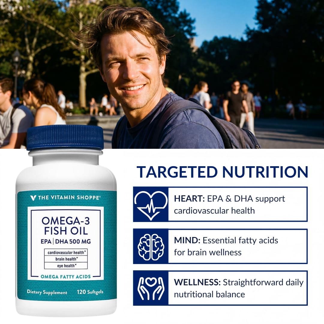 The Vitamin Shoppe Omega 3 Fish Oil 1000mg