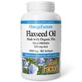 Natural Factors Omega Factors Flaxseed Oil - 180 Softgels