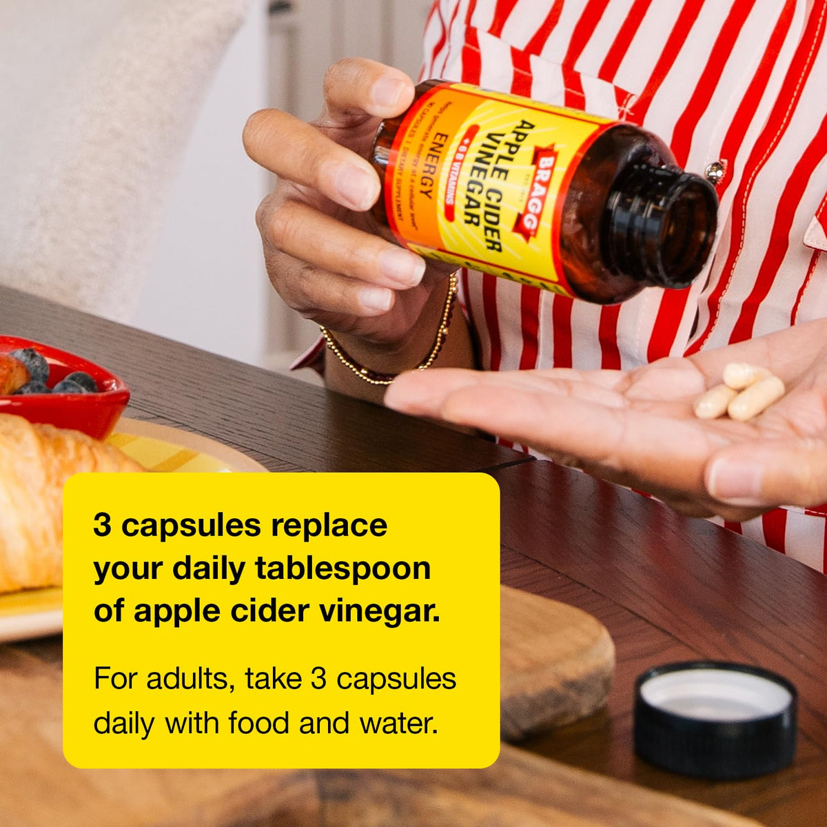 Bragg Apple Cider Vinegar True Energy Capsules